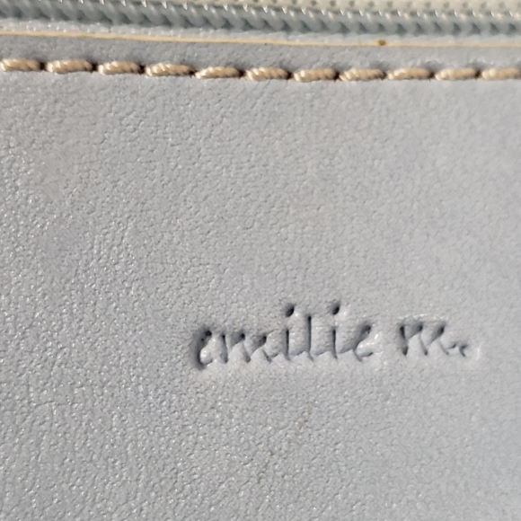 Emilie M. Women's Blue Shoulder Bag - Picture 3 of 11